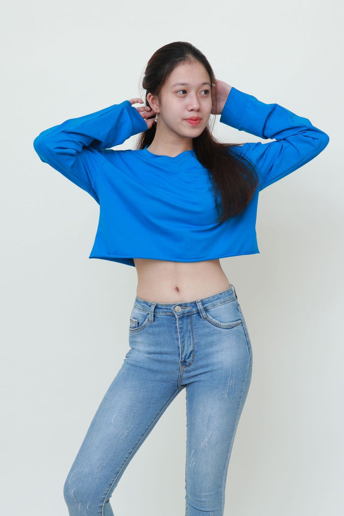 Z_18 | Crop Top with long sleeves