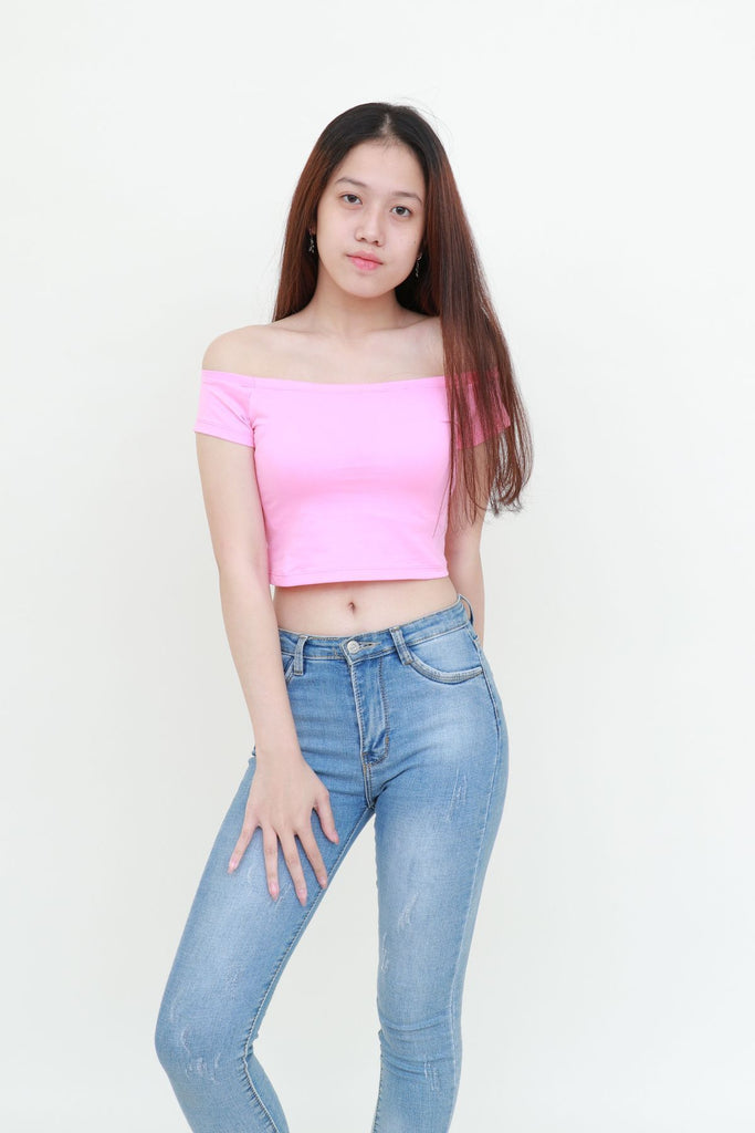 Z_26 | Crop Top with short sleeves